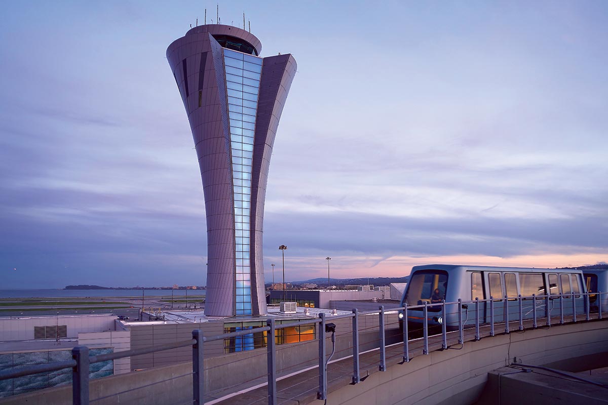 ENR Names the SFO Control Tower Best Project in Northern California in The Airport and Transit Category